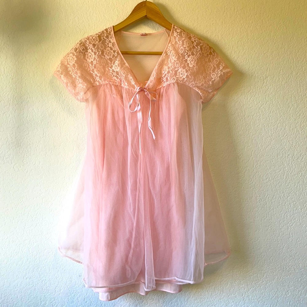❗️Sears Set❗️Vintage 60s ~ 70s Chemise slip + top